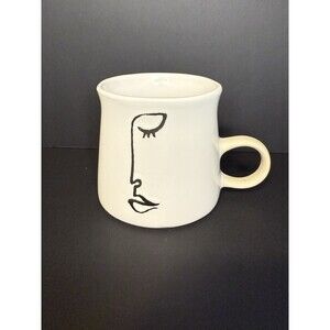 Abstract Face Coffee Mug‎ ~ Line Art